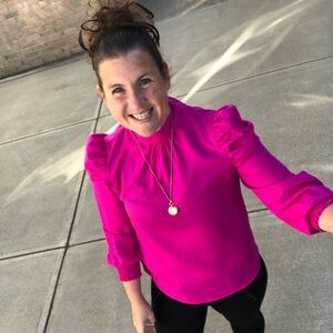 Jealous Tomato Fuchsia Blouse